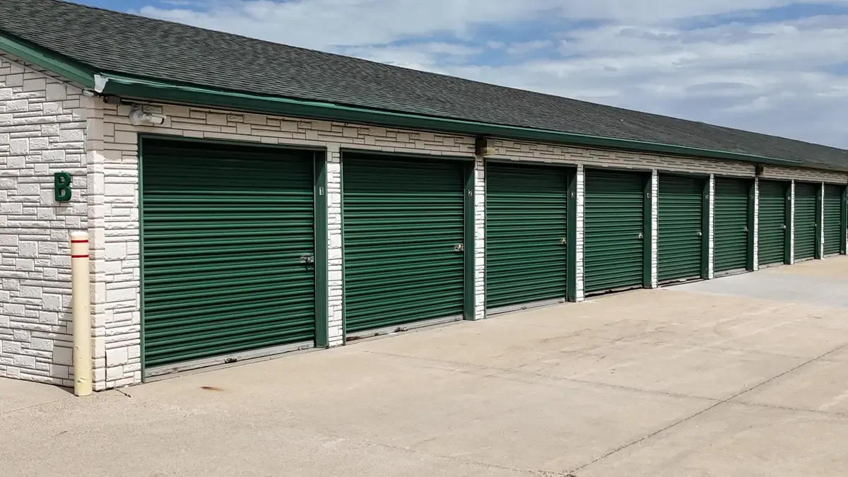 Storage units with roll up doors